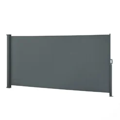 Seitenmarkise Sichtschutz 160x350cm Sonnenschutz Seitenrollo Markise Anthrazit -Buschbeck Geschäft 8600343700 28446 prod 004