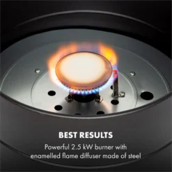 DareDevil BBQ-Gasgrill Campinggrill 2,5kW Ø29cm 4 Personen Stahl Schwarz -Buschbeck Geschäft 8600359300 12364 prod 004