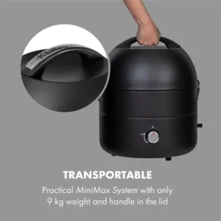 DareDevil BBQ-Gasgrill Campinggrill 2,5kW Ø29cm 4 Personen Stahl Schwarz -Buschbeck Geschäft 8600359300 12364 prod 005