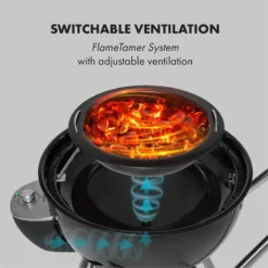 Beef Baron Kugelgrill Inkl. Belüftung Thermometer Bodenrollen Schwarz -Buschbeck Geschäft 8600359300 12390 prod 004