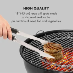 Beef Baron Kugelgrill Inkl. Belüftung Thermometer Bodenrollen Schwarz -Buschbeck Geschäft 8600359300 12390 prod 005