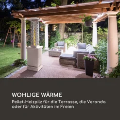 Heat Hunter Pellet-Terrassenheizer 12,2 KW Mobil Edelstahl -Buschbeck Geschäft 8600359300 26551 prod 002