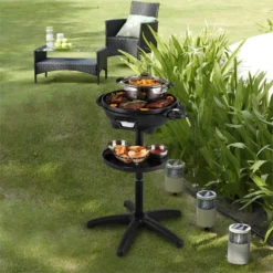 Grillpot Elektrogrill 1600W Standgrill Tischgrill 40cm Grill Gusseisen -Buschbeck Geschäft 8600359300 3217 prod 006