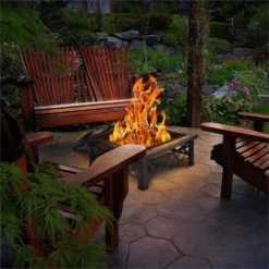 Merano Feuerschale 75x75 Cm Kachel-Design Stahl Geschwärzt -Buschbeck Geschäft 8600359300 3681 prod 004