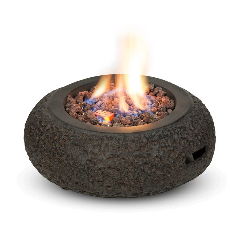 El Hierro Gas-Feuerschale Heizleistung: 31.700BTU/9,3kW Dunkelgrau 1 El Hierro Gas-Feuerschale Heizleistung: 31.700BTU/9,3kW Dunkelgrau