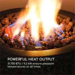 El Hierro Gas-Feuerschale Heizleistung: 31.700BTU/9,3kW Dunkelgrau 8 El Hierro Gas-Feuerschale Heizleistung: 31.700BTU/9,3kW Dunkelgrau -Buschbeck Geschäft 8600359300 5023 prod 003