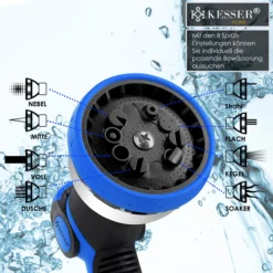 KESSER® Garten-Handbrause Premium 10 Funktionen | Garten-Spritzpistole Für Alle Gängigen Gartenschlauch-Systeme | Gartenbrause | | Spritzdüse | Mit Feststellfunktion | Drücke Bis 10 Bar | 10 KESSER® Garten-Handbrause Premium 10 Funktionen | Garten-Spritzpistole Für Alle Gängigen Gartenschlauch-Systeme | Gartenbrause | | Spritzdüse | Mit Feststellfunktion | Drücke Bis 10 Bar | -Buschbeck Geschäft 8600364700 22045 prod 005 scaled