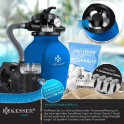 KESSER® Sandfilteranlage Sandfilter + 700g Filterbälle Ersetzen 25kg Filtersand 7-Wege Ventil Mit Druckanzeige Poolfilter 10 M³/h Filteranlage Filterkessel Für Pool Schwimmbecken 10.200 L/h 11 KESSER® Sandfilteranlage Sandfilter + 700g Filterbälle Ersetzen 25kg Filtersand 7-Wege Ventil Mit Druckanzeige Poolfilter 10 M³/h Filteranlage Filterkessel Für Pool Schwimmbecken 10.200 L/h -Buschbeck Geschäft 8600364700 22916 prod 006 scaled