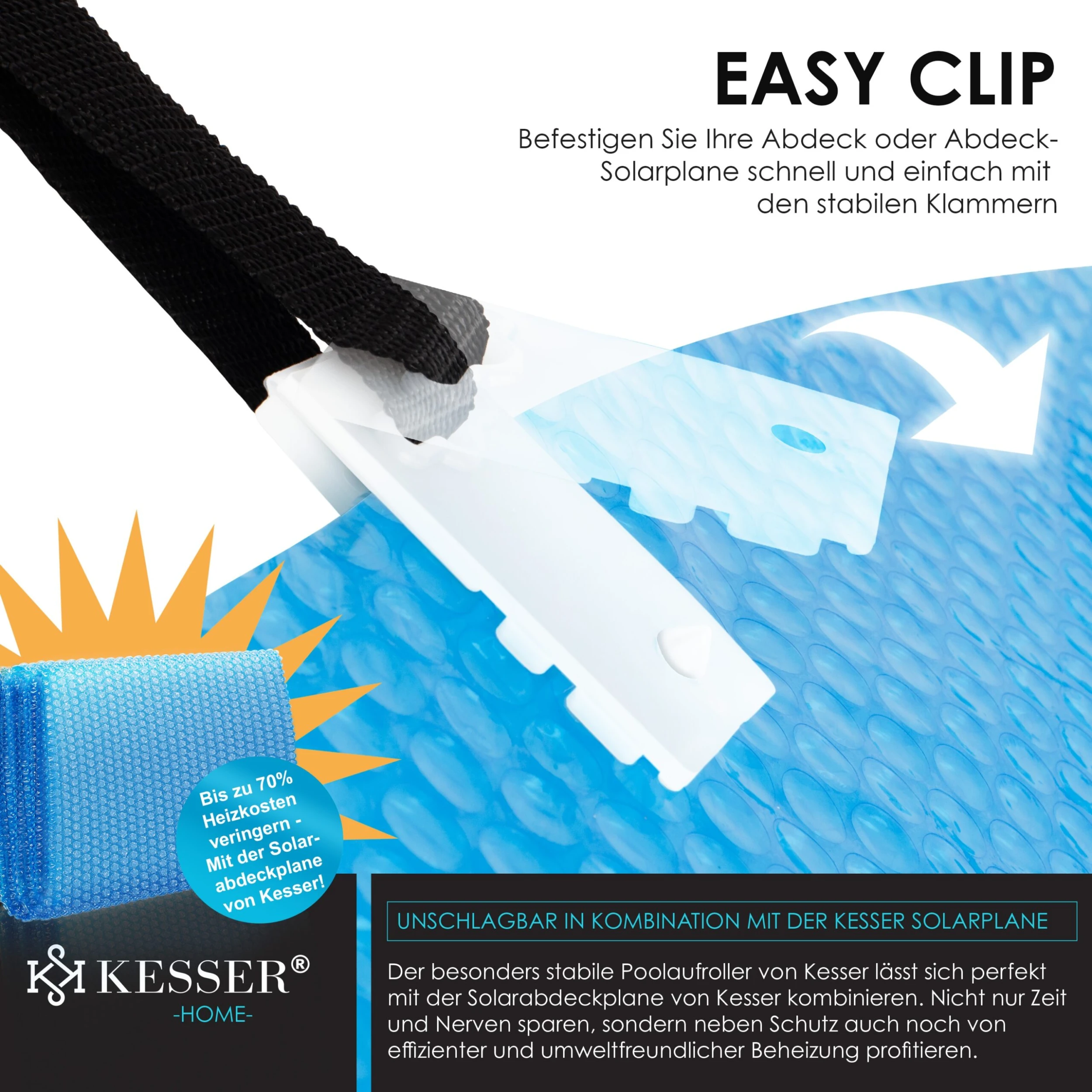 KESSER® Pool Aufroller Premium Aufrollsystem 3m - 5,70m | Mit Rädern | Für Solarplane | Mobiles Aufrollvorrichtung Für Poolplane & Abdeckung | Inkl. Bänder | Witterungsbeständiges Material 6 KESSER® Pool Aufroller Premium Aufrollsystem 3m - 5,70m | Mit Rädern | Für Solarplane | Mobiles Aufrollvorrichtung Für Poolplane & Abdeckung | Inkl. Bänder | Witterungsbeständiges Material – Bild 6