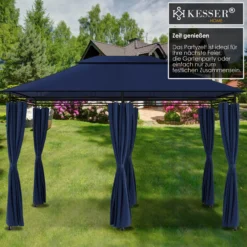 KESSER® - Pavillon 3x4m Inkl. Seitenwänden Mit Reißverschlüssen , Eckig Festzelt Partyzelt Gartenlaube Gartenzelt Luxus Gartenpavillon UV-Schutz 50+ 11 KESSER® - Pavillon 3x4m Inkl. Seitenwänden Mit Reißverschlüssen , Eckig Festzelt Partyzelt Gartenlaube Gartenzelt Luxus Gartenpavillon UV-Schutz 50+ -Buschbeck Geschäft 8600364700 23691 prod 006 scaled