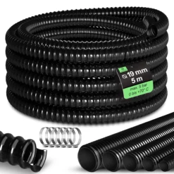 KESSER® Premium Teichschlauch Spiralschlauch Saugschlauch Für Teiche Filteranlagen, Pumpen, Bachläufe Und Whirpools | Pumpenschlauch Solarschlauch Druckschlauch 3-5 Bar | UV-Beständig