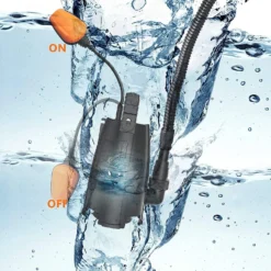 TACKLIFE GSUP2B, Tauchpumpe, 400-W-Pumpe, Max. Durchflussrate 9000 L / H, Max. Förderhöhe 5 M, Verunreinigungen Ø 25 Mm, Max. Eintauchtiefe 6 M, 8-Blatt-Laufräder, Schmutzwasser-Tauchpumpe Mit Schwimmerschalter -Buschbeck Geschäft 8600367000 2429 prod 006